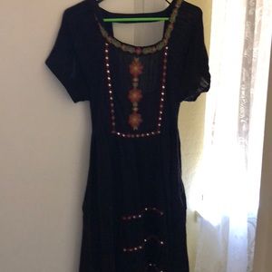 Free People embroidered tunic